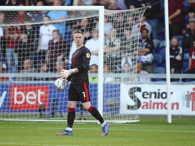 Nathan Bishop has had a fine season for Stags after joining on loan from Manchester United and has been an ever present.