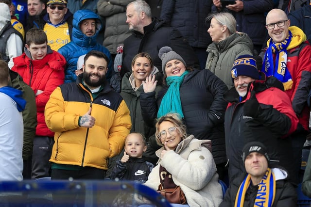 Mansfield fans during the Sky Bet League 2 match against Swindon Town FC at the One Call Stadium, 09 March 2024
Photo credit - Chris & Jeanette Holloway / The Bigger Picture.media:Mansfield Town fans ahead of kick-off at the weekend.