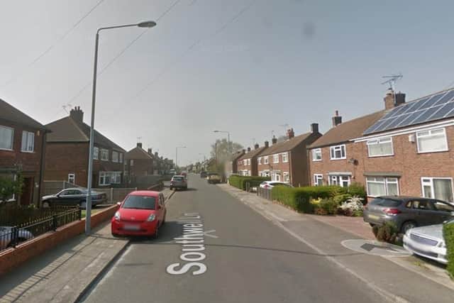 Southwell Lane, Kirkby. (pic: Google Earth.)
