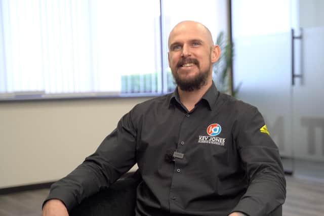 Kev Jones, founder Kev Jones Plumbing & Heating LTD