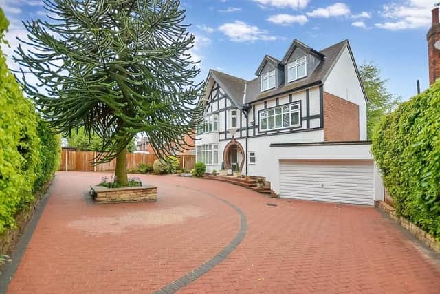 The five-bedroom, detached property is located on Berry Hill Lane in Mansfield. (PHOTO BY: Rightmove)