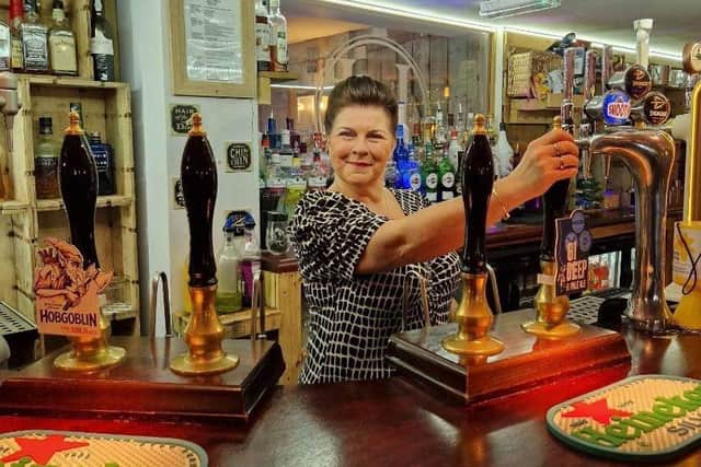 Manager Tracy Spencer is ready to pull the pints once again.