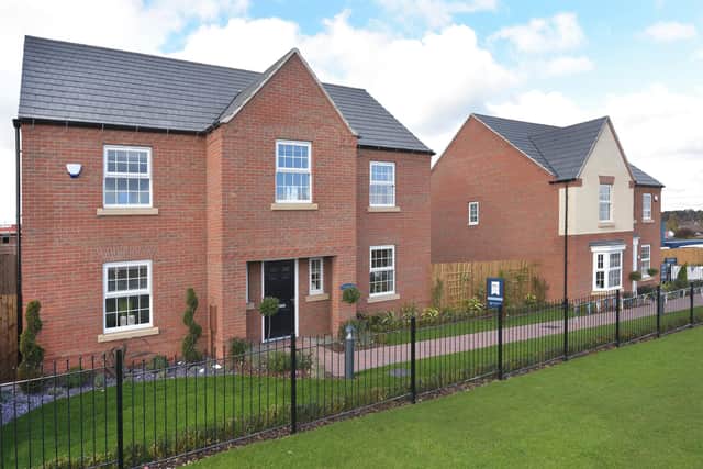 The David Wilson show homes at Berry Hill in Mansfield