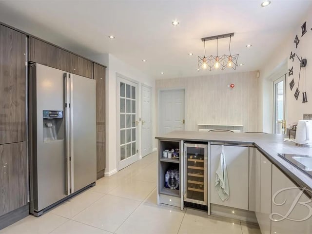 The kitchen has been finished to a high standard with high end fixtures and fittings.