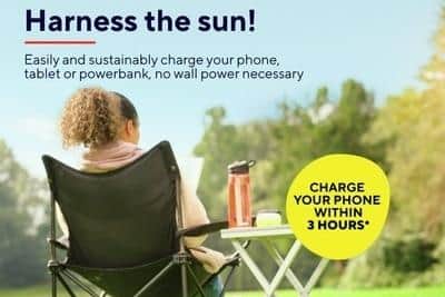 Trust Zuny 20W Portable Solar Panel Charger - £49.99 from Amazon UK.