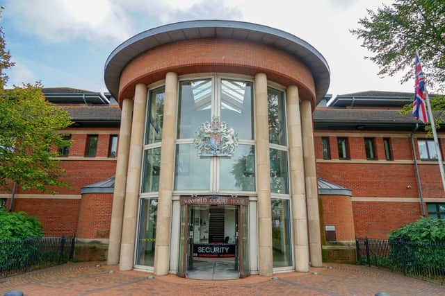 Mansfield Magistrates court, Rosemary Street.