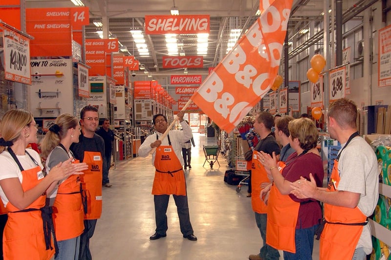 2002 saw the opening of Sutton's new B&Q