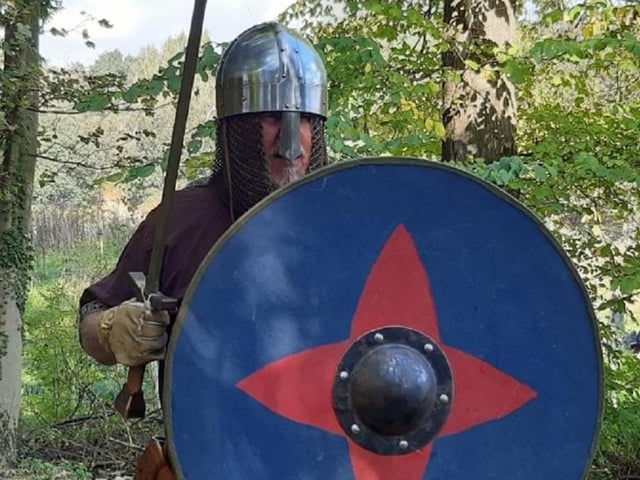 Join William De Tankerville, the Sheriff of Nottingham's master at arms, as he takes you on a fun tour of Sherwood Forest, sharing stories of medieval life and the villainous Robin Hood. 'Myths And Legends With The Master At Arms' takes place on Saturday (1 pm to 2.30 pm). William is the Sheriff's most experienced warrior and has become very familiar with the most beautiful pathways through the forest.