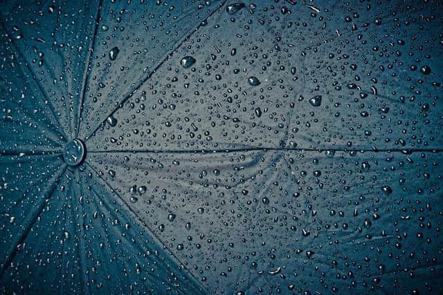 Cloud and persistent rain is expected this weekend