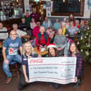 The cheque was presented to Eastwood Memory Cafe at its regular Monday Club meeting this week.