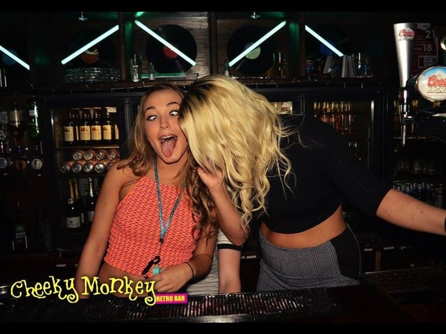 The staff having some fun