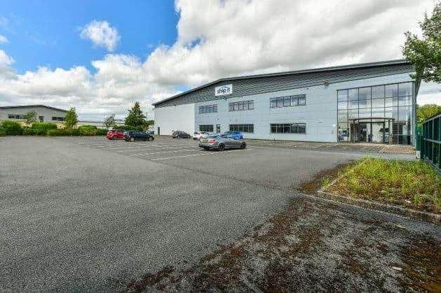 The unit at the Millennium Business Park when it was occupied by Ship It Appliances.