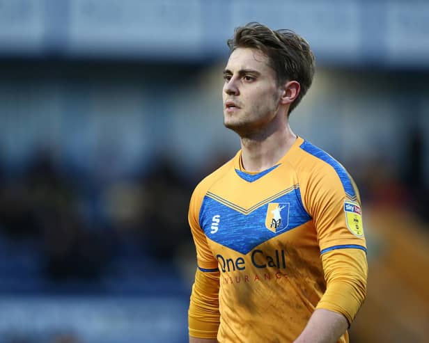 New Grimsby Town skipper Danny Rose in past Mansfield Town action during the Sky Bet League Two match between Stags and Northampton Town at One Call Stadium on December 21, 2019 in Mansfield, England. (Photo by Pete Norton/Getty Images)