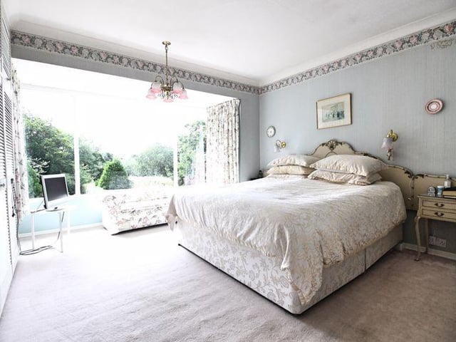 The master bedroom.