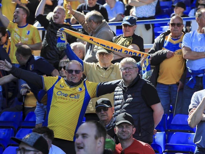 Mansfield Town fans ended their away season with defeat at Birmingham City.