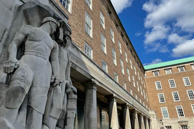 County Hall, Nottinghamshire Council's headquarters in West Bridgford.