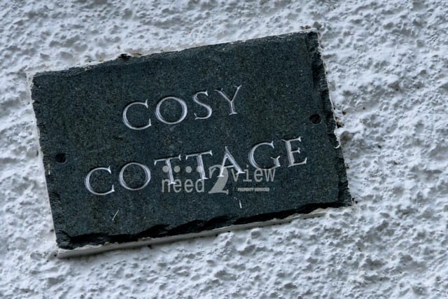 And here is the proof......yes, it really is called Cosy Cottage!