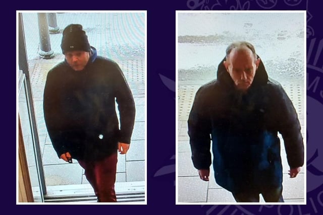 Police investigating the theft of hundreds of pounds worth of clothing would like to speak to the people pictured in these images.
The items were stolen from TK Maxx in Mansfield’s St Peter’s retail park at around midday on Thursday, March 9.
Anyone with additional information is asked to call 101 quoting incident 250 of March 11.