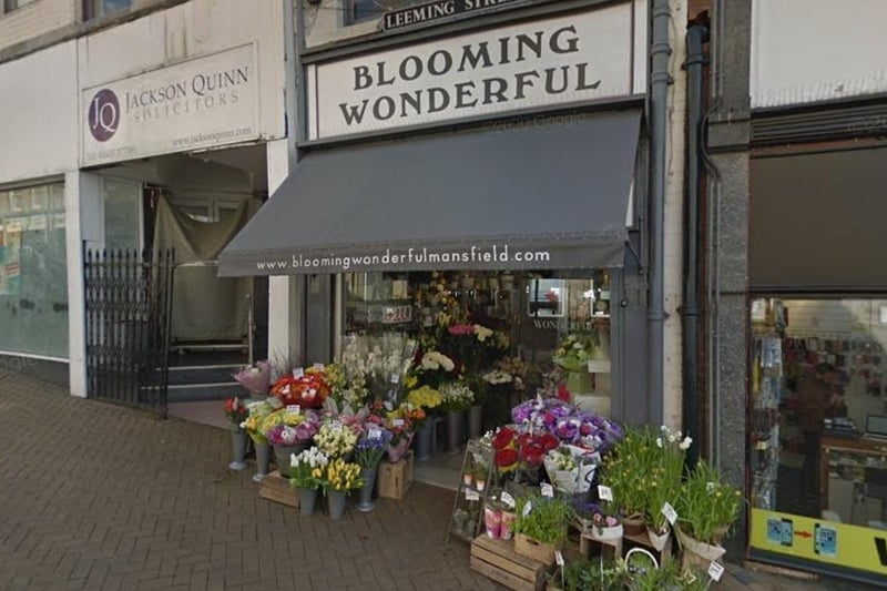 Blooming Wonderful on Leeming Street, Mansfield, has a 4.8/5 rating based on 185 reviews.