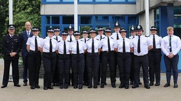 A group of 15 student detectives took part in a passing out parade