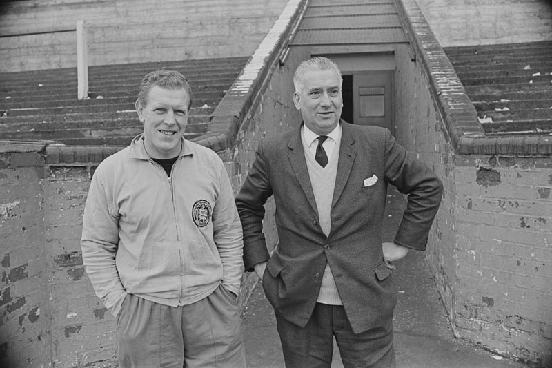 Mansfield Town manager Tommy Eggleston is pictured in 1969.