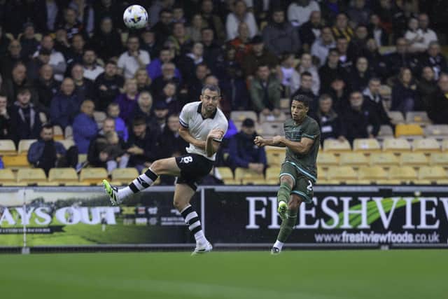 Action during the Sky Bet League 1 match against Port Vale FC at Vale Park, 20 Sept 2025 Photo credit Chris & Jeanette Holloway / The Bigger Picture.media