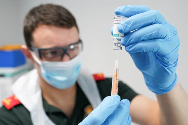 People in Nottinghamshire aged 55 and over can now book their Covid-19 vaccination. (Photo by Ian Forsyth/Getty Images)