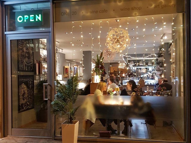 This wine bar and cafe is open for breakfast as well as a tipple after work.