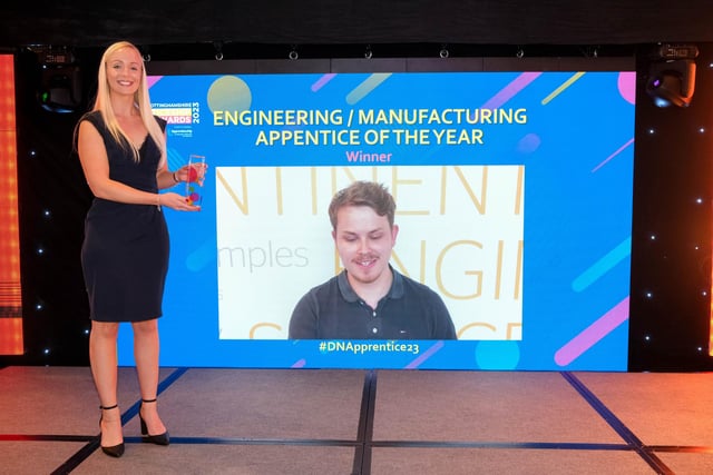 The Engineering Apprentice of the Year Award  was won by Stuart Rendall