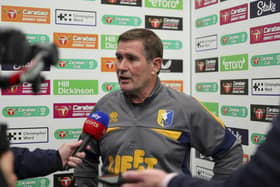 Stags boss Nigel Clough - started process for identifying January targets.