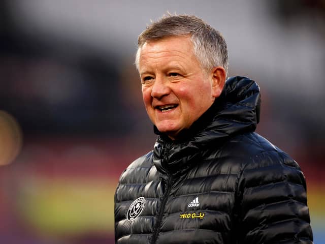 Chris Wilder - vowing to take the FA Cup and game at Mansfield seriously