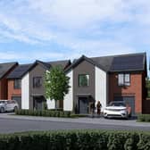 An artists impression of the new housing development in South Normanton