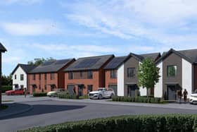 An artists impression of the new housing development in South Normanton