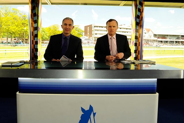 Jim McGrath, right, born May 22, 1955, is an English horse racing pundit and broadcaster. He attended The Brunts School in Mansfield, which became known as Brunts Academy from 2012.