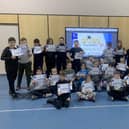 Children who have completed the Wellbeing Warriors programme at Active Minds