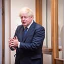 Prime Minister Boris Johnson has today said that the guidance on wearing face masks in schools could alter if the medical advice changed. Photo: LUCY YOUNG/POOL/AFP via Getty Images