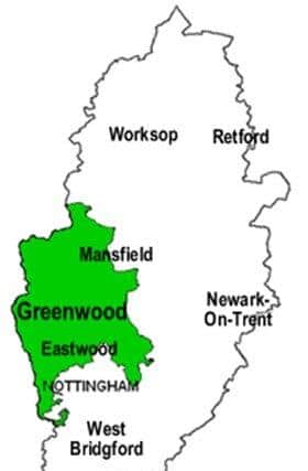 Greenwood Community Forest map.