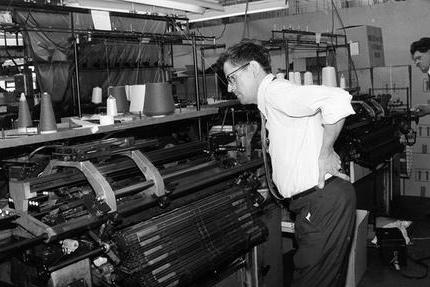 Mansfield's Remploy factory in 1974.