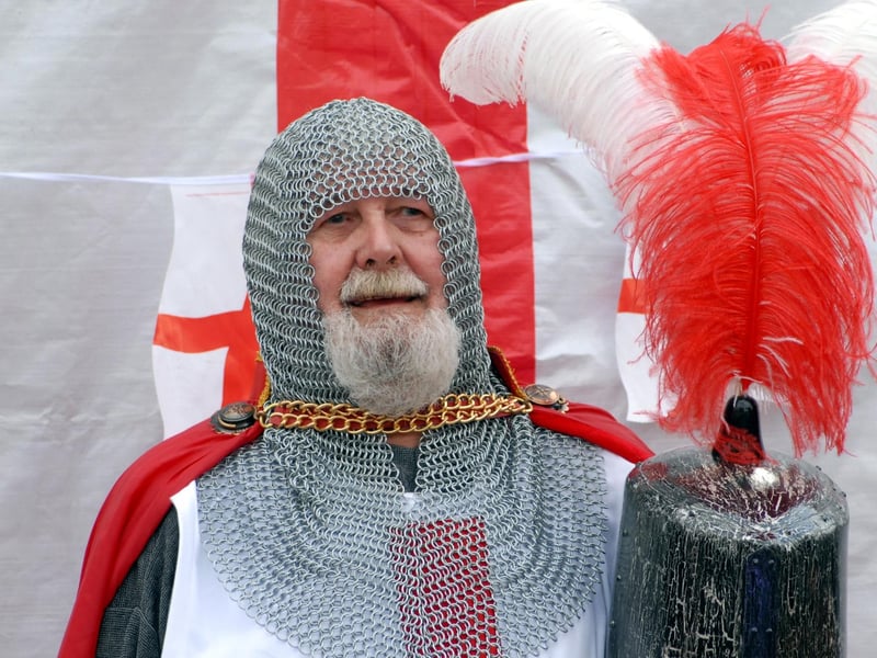 St George`s Day Celebrations in Ollerton.