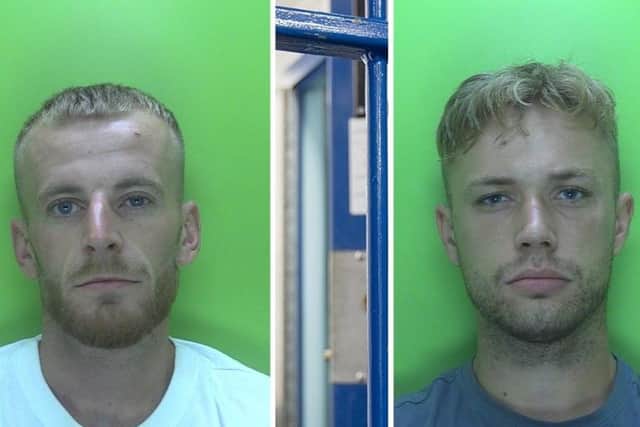 Thomas Payne, left, and Macs Watson.