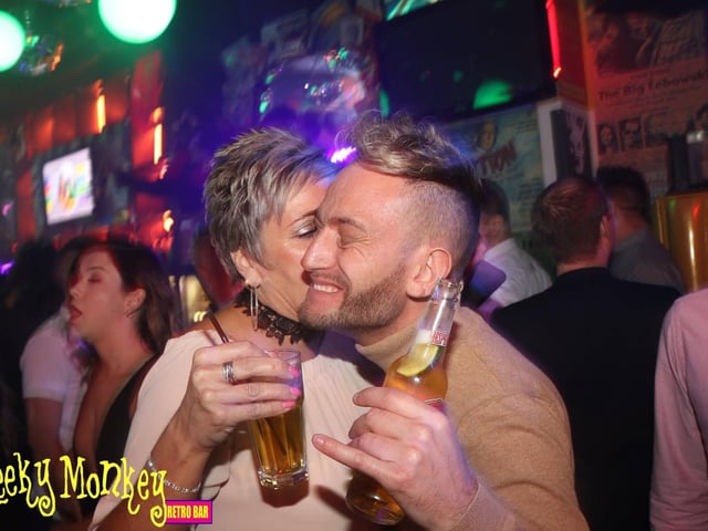 A kiss on the cheek