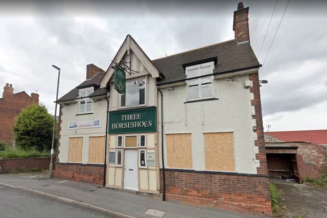 The Three Horseshoes pub, Town Street, Pinxton. (Photo by: Google Maps)