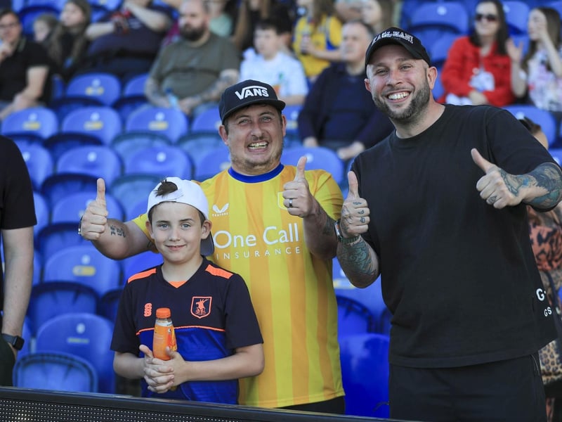 Mansfield Town turned on the style to make light work of Peterborough United.