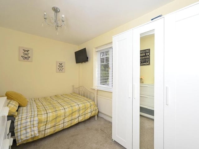 Bedroom number four benefits from big wardrobes, which are always welcomed. It faces the front of the Eakring Road house.