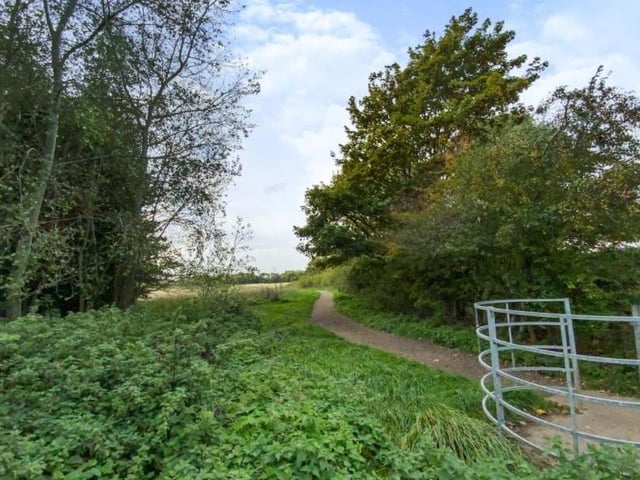 This ready-made path at the back of the property is just one of many walks, maybe with your dog, into the countryside that can be enjoyed.