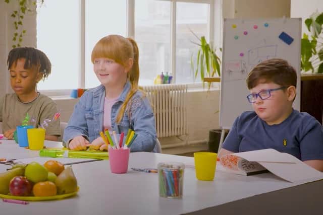 An 'expert panel' of children 'interviewed' adoption parents for the campaign's new film