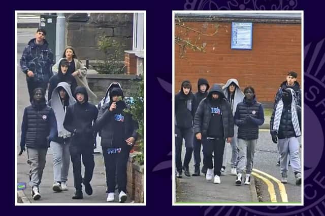 Nottinghamshire Police shared images of the group.