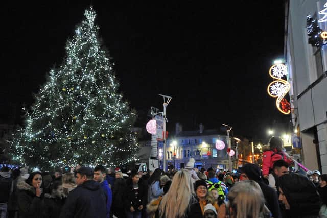 Christmas in the community.