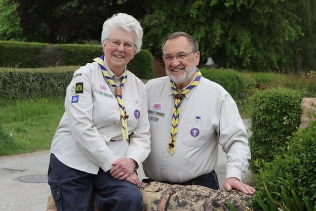 Steve and Joyce Cree have walked more than one million steps to raise money for a minibus for the Scouts.
