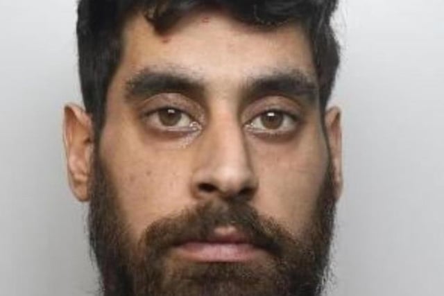 Kamran Khan, died aged 28, after he was found with a fatal stab wound at a property on Club Garden Road, Highfield, Sheffield, near Sharrow, on November 15, 2020. Police recovered a blood-stained knife from a bedroom doorway, and a pathologist established the cause of death was a stab wound to the back of the chest. Brother Thamraze Khan, pictured, was sentenced to life imprisonment with a minimum term of 15 years to be served before he can be considered for release for his murder.